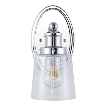 Beverly Iron/Seeded Glass Classic Cottage LED Vanity Light